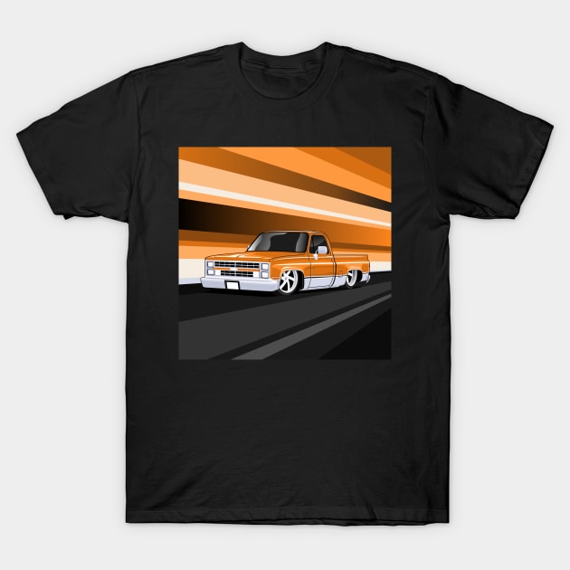 Chevy American Truck T-Shirt by masjestudio